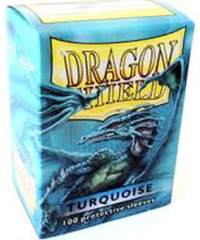 Dragon Shield Box of 100 in Turquoise